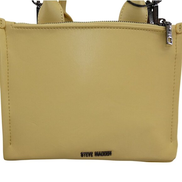 Steve Madden Butter Yellow Adjustable Crossbody Bag Preppy Minimalist Y2K Trendy - Picture 6 of 15